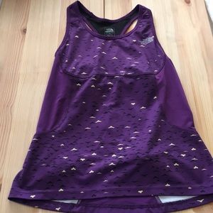 North Face Purple Print Tank